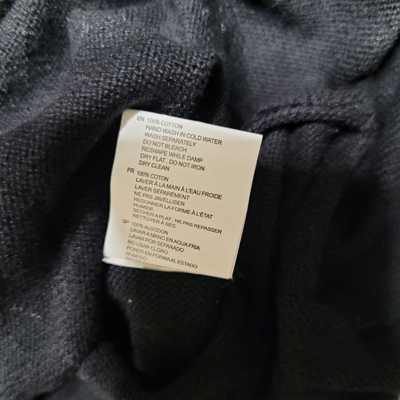 Cloth by Design Black And Purple Oversized Layering Tie Sweater Top - Picture 7 of 10